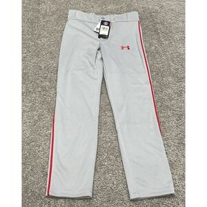 Under Armour Clean Up Youth Med Piped Baseball Pants Open Bottom Pants 1294739